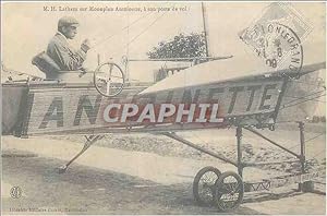 Reproduction Latham sur Monoplan Antoinette a son Poste de Vol Avion Aviation