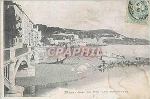 Carte Postale Ancienne Nice Quai du Midi Les Ponchettes