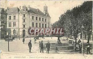 Carte Postale Ancienne Angouleme Place
