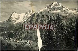 Carte Postale Moderne Murren Eiger Monch Jungfrau