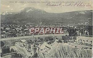 Carte Postale Ancienne Grenoble le Jardin des Dauphins
