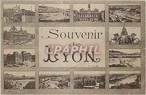 Carte Postale Ancienne Souvenir de Lyon