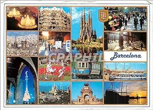 Carte Postale Moderne Barcelona Diferents Aspectes