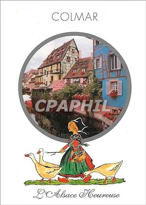 Carte Postale Moderne Colmar L'Alsace Heureuse La Petite Venise