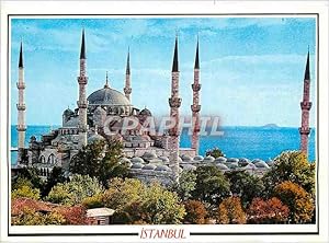 Carte Postale Moderne Istanbul Turkiye Le Mosquee Bleue