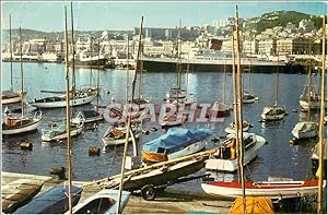 Carte Postale Moderne Alger le Port et vue générale Bateaux Paquebot