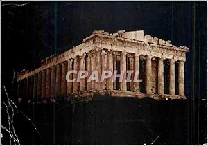 Carte Postale Moderne Athenes L'Acropole Le Parthenon Illumine