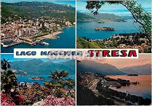 Carte Postale Moderne Salutations de Stresa (Lac Majeur