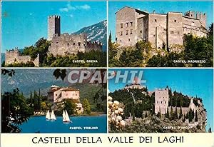 Carte Postale Moderne Châteaux de la Vallée des Lacs Castel Drena Castel Madruzzo Castel Toblino ...