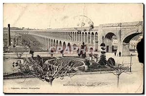 Montpellier Carte Postale Ancienne Aqueduc
