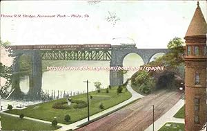 Etats Unis Carte Postale Ancienne Penna R R Bridge Fairmount Partk Philadelphia