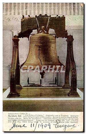 Etats Unis Carte Postale Ancienne Liberty Bell