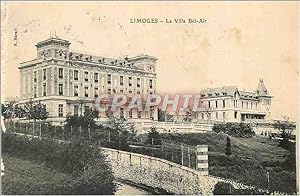 Carte Postale Ancienne Limoges La Villa Bel Air