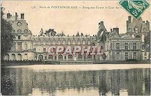 Carte Postale Ancienne Palais de Fontainebleau Etang aux Carpes