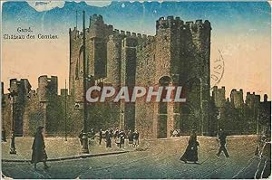 Carte Postale Ancienne Gand Château des Comtes