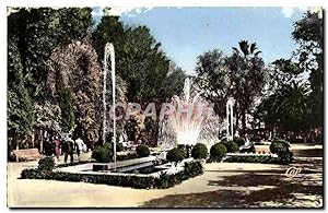 Afrique - Africa - Maroc - Oujda - Une vue dans Jardin Public - Carte Postale Ancienne