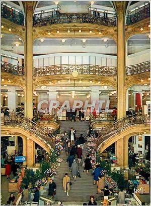 Carte Postale Moderne Galeries Lafayette le plus jeune des grands magasins Bd Haussman Paris (pre...