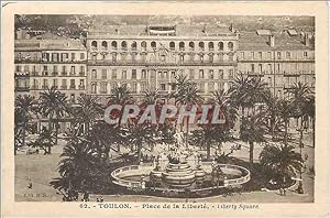 Carte Postale Ancienne Toulon Place de la Liberté