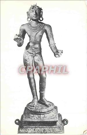 Carte Postale Moderne Bronze Statue of Sundara Murthi Swami The Colombo National Museum Sri Lanka...