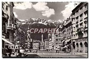 Autriche Austria Innsbruck Carte Postale Ancienne Maria Theresienstrasse mit Annasaulegegen Nordk...