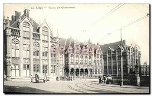 Belgique - Belgien - Belgium - Liege - Luettich - palais du Gouverneur - Carte Postale Ancienne