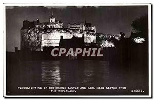 Grande Bretagne Great Britain Floodlighting of Edinburgh Castle Ecosse Scotland