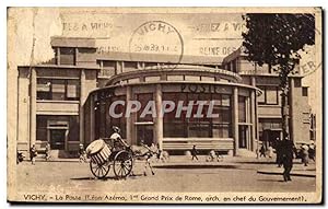 Vichy Carte Postale Ancienne La Poste (Leon Azema 1er grand prix de Rome en chef du gouvernement)