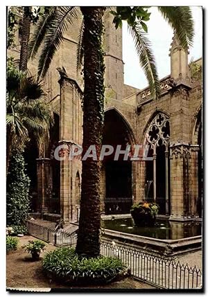 Espagne Spain Espana Carte Postale Ancienne Barcelona Catedral