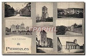 Carte Postale Ancienne Souvenir de Pierreclos