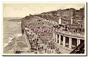 Grande Bretagne Great BRitain Carte Postale Ancienne Rockery Promenade Blackpool