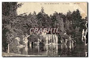 Carte Postale Ancienne Paris Bois de Boulogne La cascade