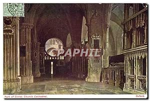 Grande Bretagne Great BRitain Carte Postale Ancienne Oxford Part of Christ Church cathedral