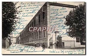 Bar sur Aube - Le College - Carte Postale Ancienne