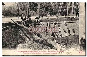 Carte Postale Ancienne Ecole normal de gymnastique et d'escrime de Joinville le pont REdoute de l...