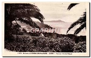 Giens - vue sur l'île de Ribaud - Carte Postale Ancienne