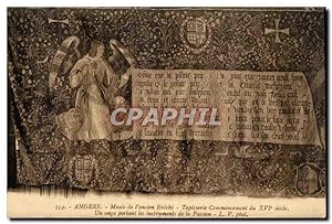 Angers - Musee de l'Ancien Eveche - Tapisserie Commencement du XVI siecle - ange - Tapestry - Art...