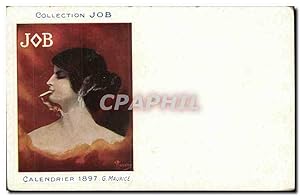 Carte Postale Ancienne Illustrateur Femme Collection Job CAlendrier 1897 Maxence TOP