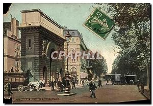 Paris Carte Postale Ancienne Porte et boulevard Saint Martin