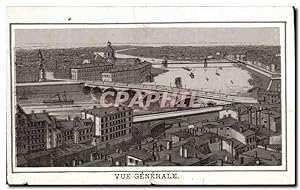 Carte Postale Ancienne Paris vue générale