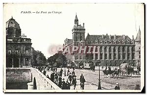Paris Carte Postale Ancienne Pont au change