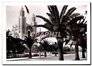 Carte Postale Semi Moderne Maroc Casablanca Eglise du sacre Coeur