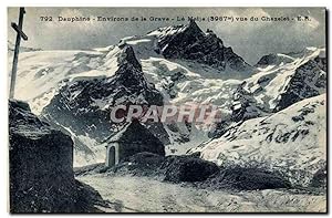 Dauphine Carte Postale Ancienne Environs de la Grave Le Meije vue du Chazelet