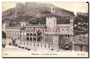 Carte Postale Ancienne Monaco Le palais du prince