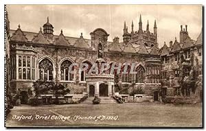 Carte Postale Ancienne Great Britain Oxford Oriel college