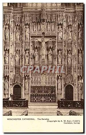 Angleterre - England - Winchester Cathedral - The Reredos - Carte Postale Ancienne