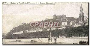 Lyon Carte Postale Ancienne Eglise pont Saint Georges et grand seminaire