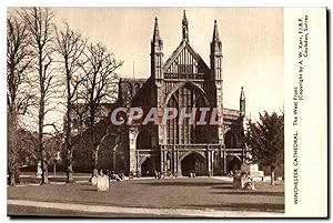 Angleterre - England - Winchester Cathedral - The West Front - Carte Postale Ancienne