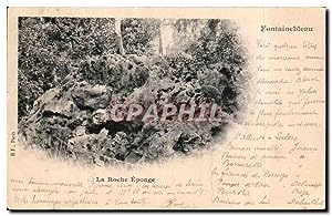 Fontainebleau - La Roche Eponge - Carte Postale Ancienne
