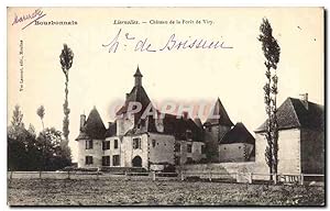 Carte Postale Ancienne Liernolles Château de la forêt de Viry