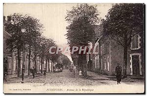 Carte Postale Ancienne Pithiviers Avenue de la Republique